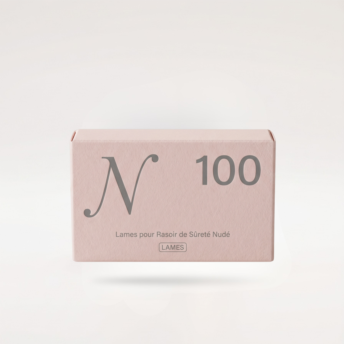 100 lames de rechange pour rasoir Nudé
